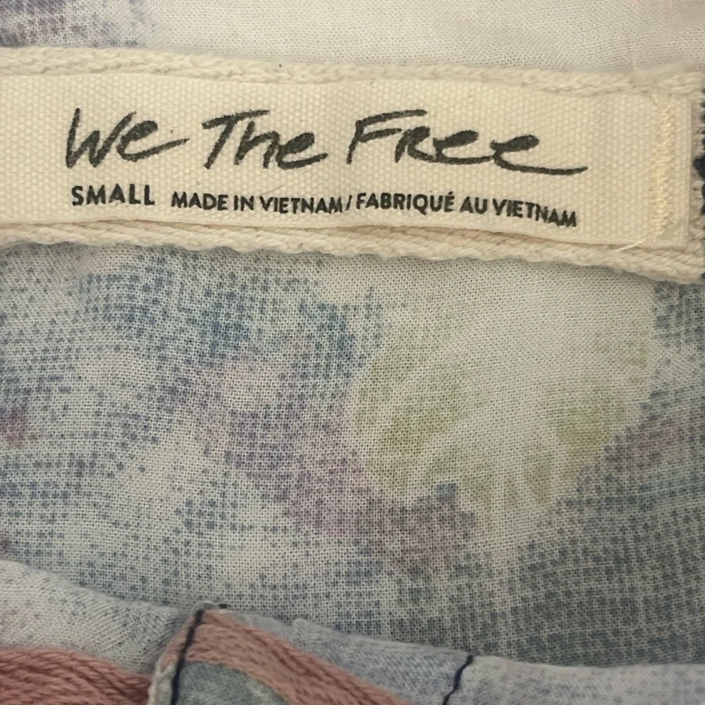 We the Free Pale Tropical Print Shirt - Picture 7 of 12
